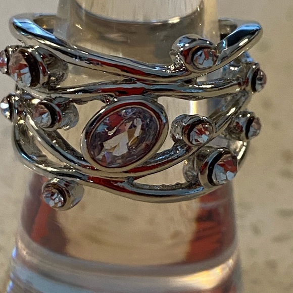 stunning sterling silver over copper ring with zicron Stones a… - Picture 7 of 15